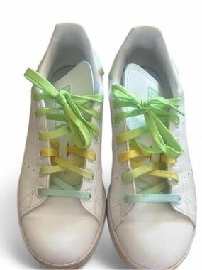 Adidas x Disney Stan Smith Tinker Bell Sneakers White Green youth Girls 4.5